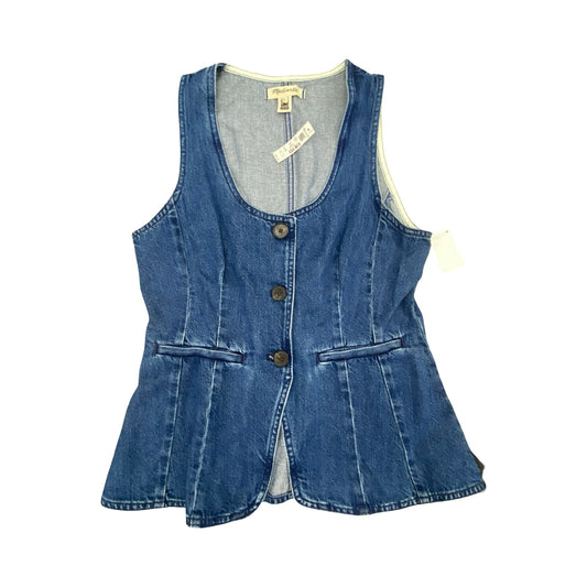 Vest Other By Madewell In Blue Denim, Size:6