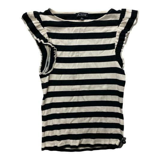 Top Sleeveless By J. Crew In Striped Pattern, Size:M