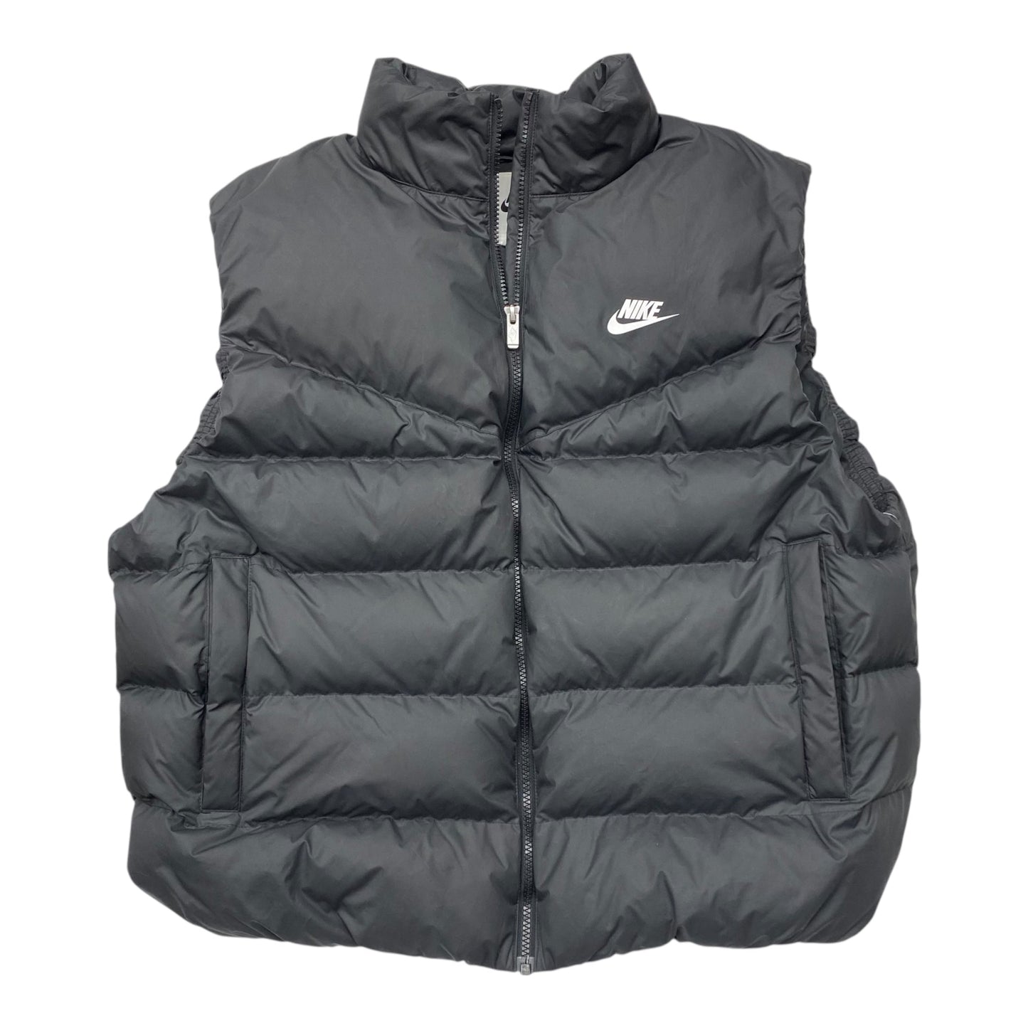 Vest Puffer & Quilted By Nike In Black, Size:Xl