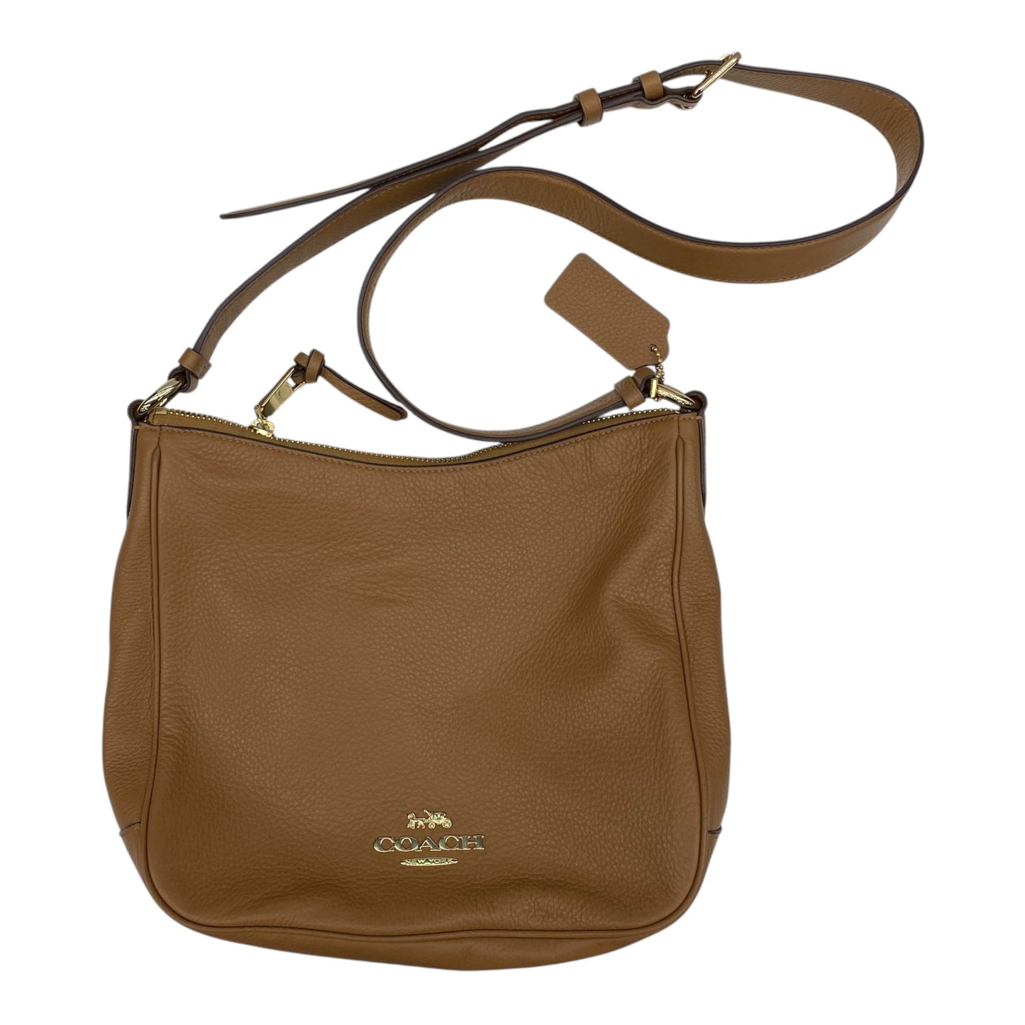 Crossbody Designer By Coach In Brown, Size:Medium