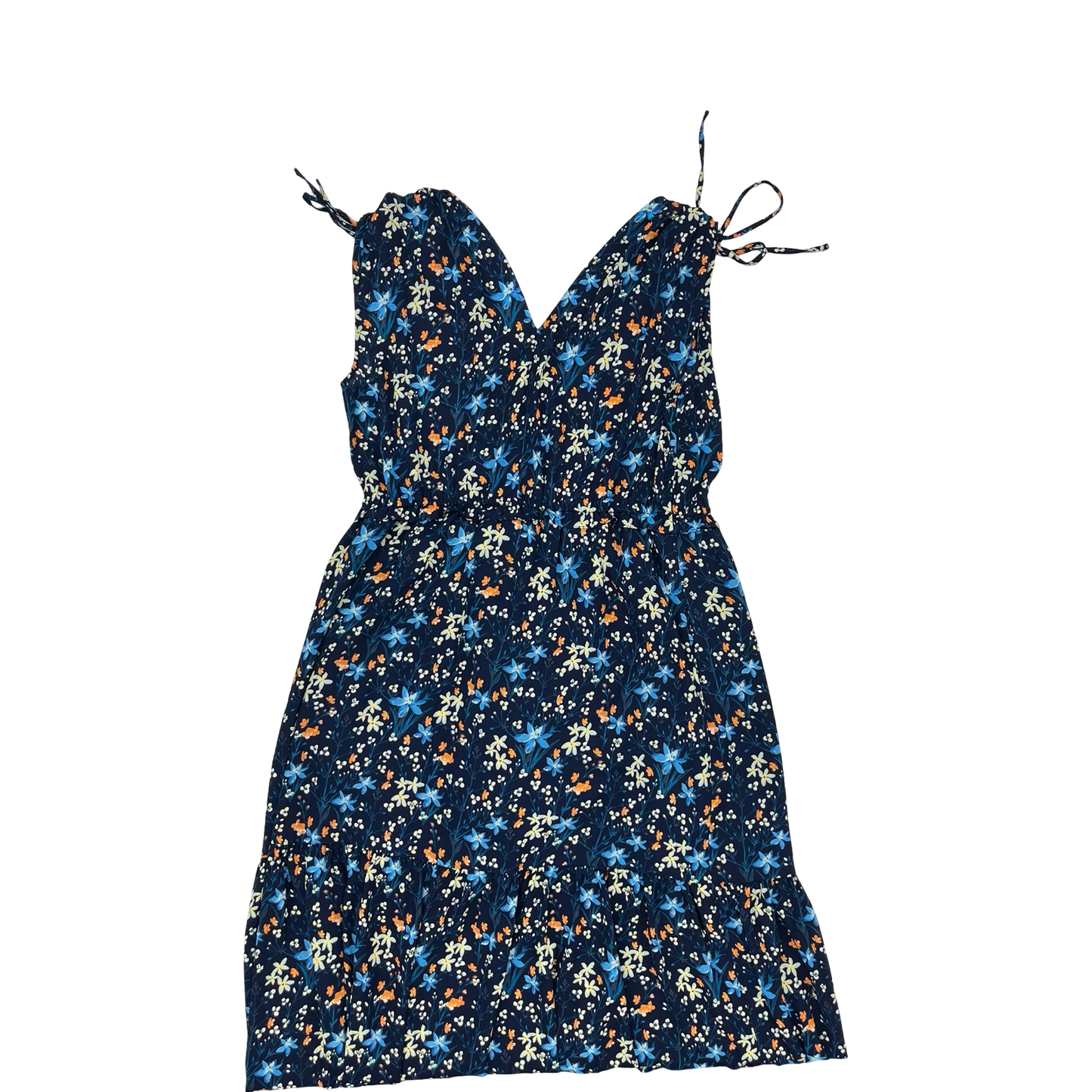 Dress Casual Midi By Gap In Blue, Size:L