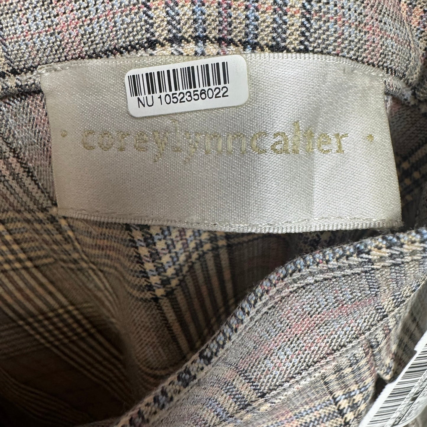 Pants Wide Leg By Corey Lynn Calter In Plaid Pattern, Size: XS/S ESTIMATED