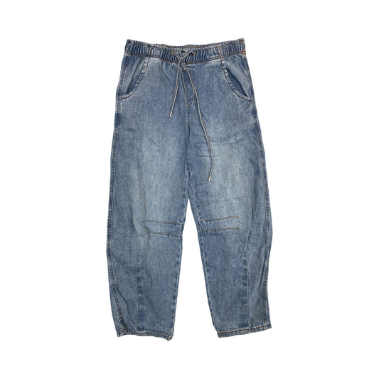 Jeans Wide Leg By Oat In Blue Denim, Size:6