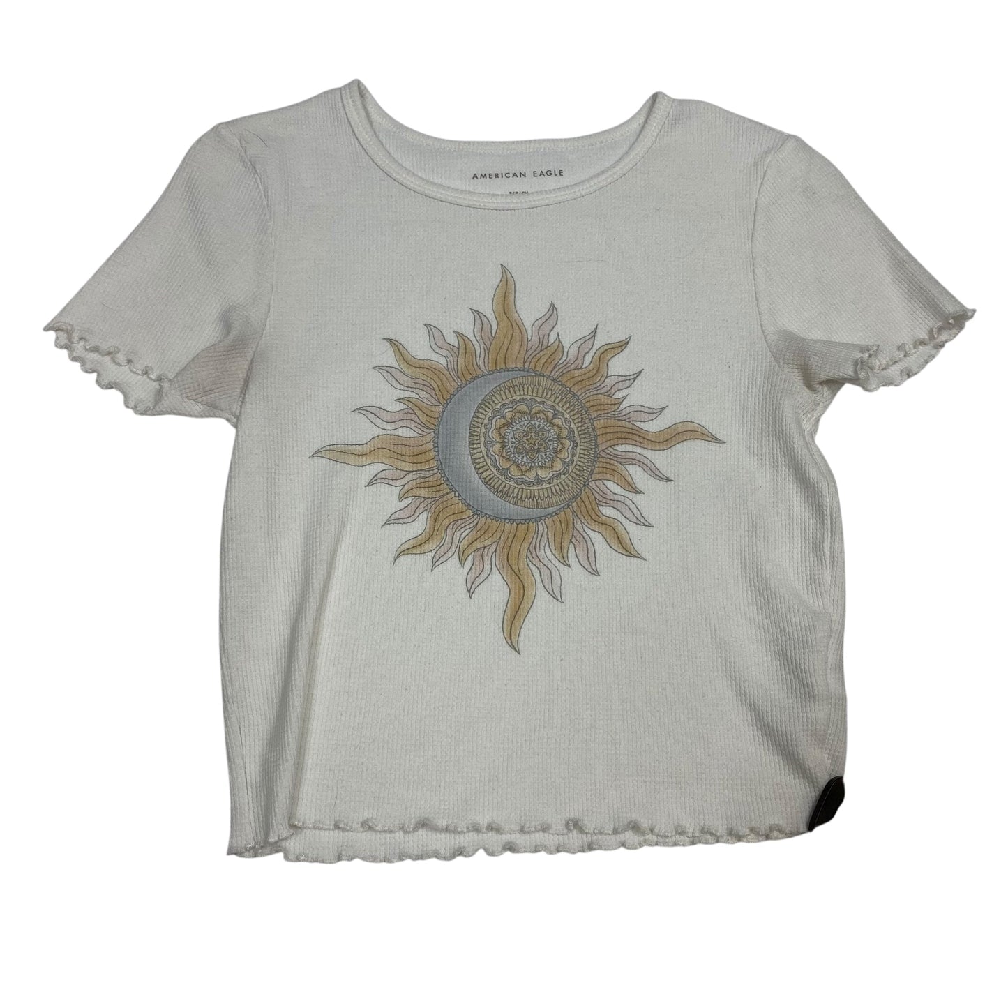 Top Ss By American Eagle In Cream, Size:S