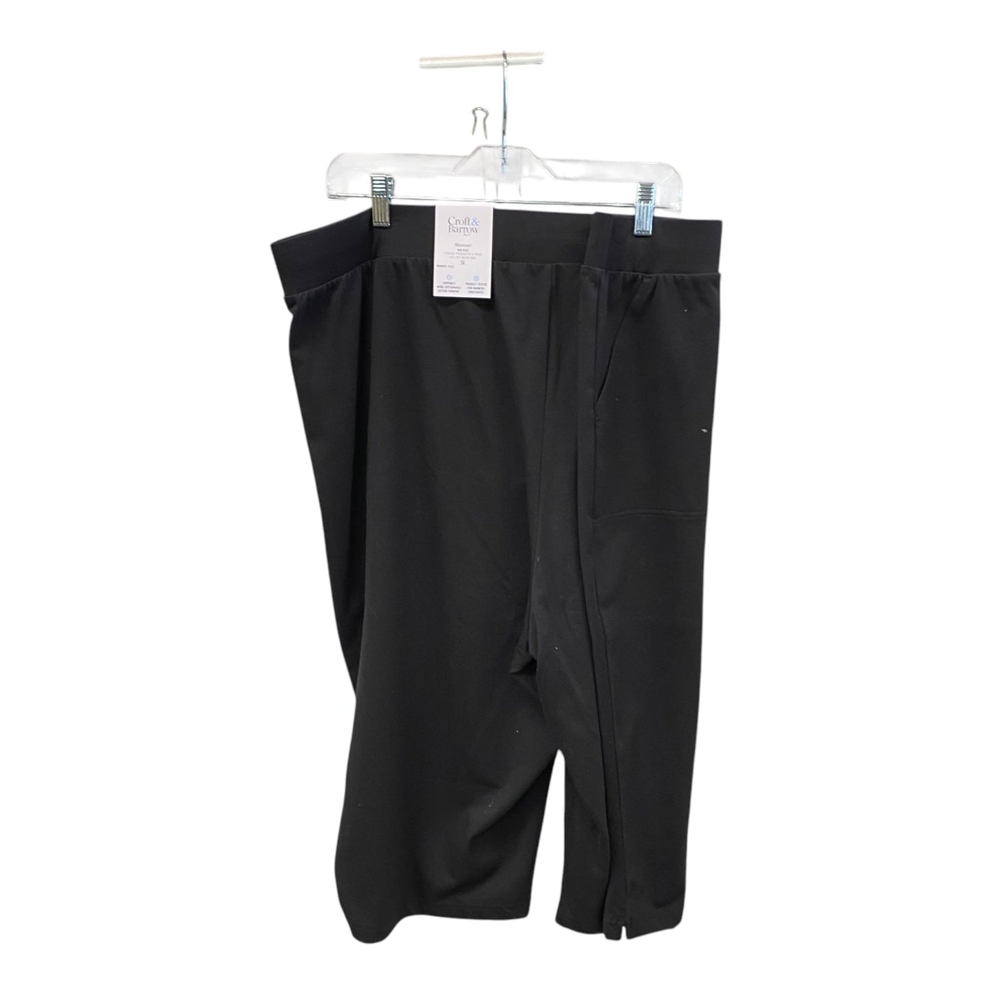 Pants Leggings By Croft And Barrow In Black, Size:3X