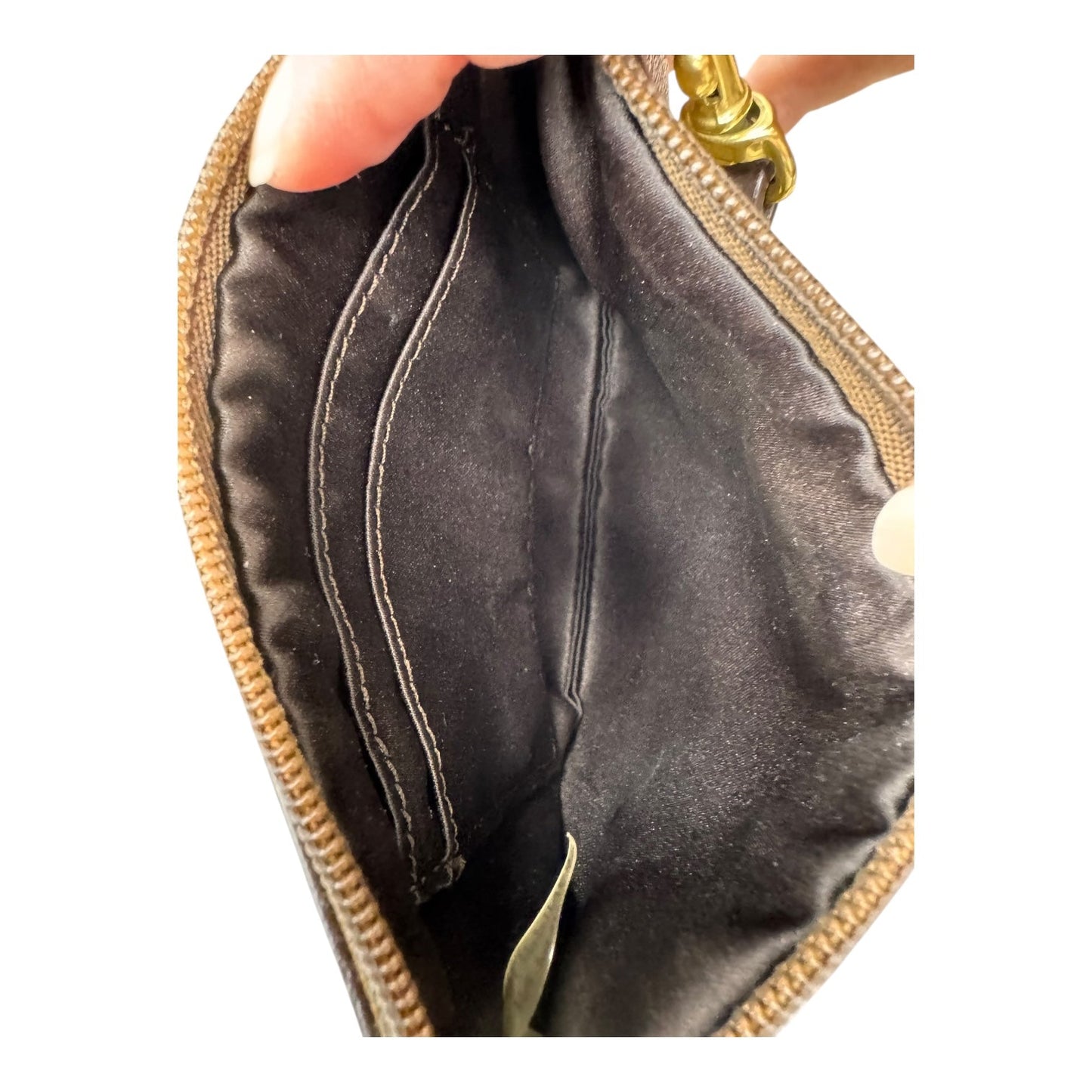 Wristlet Designer By Coach In Brown, Size:Small