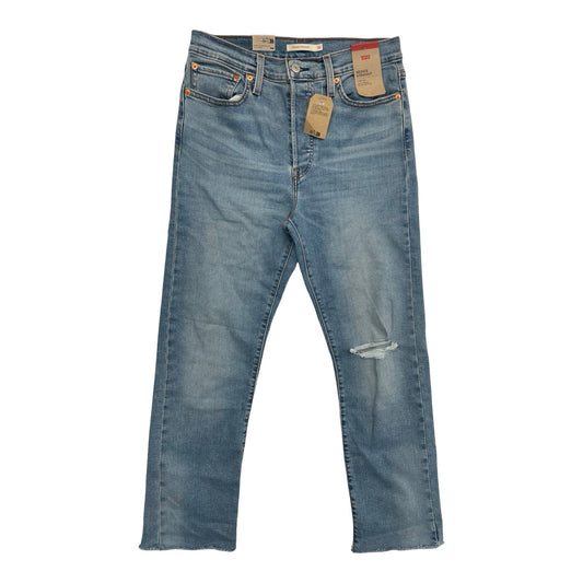 Jeans Boyfriend By Levis In Blue Denim, Size:10