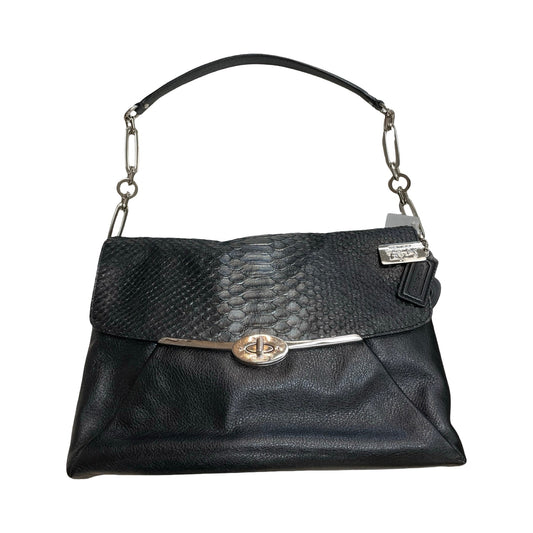Handbag Designer By Coach In Black, Size:Medium