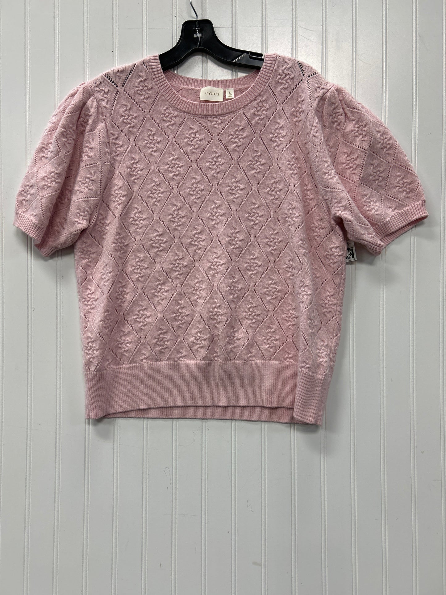 Sweater Ss By Cyrus In Pink, Size:L