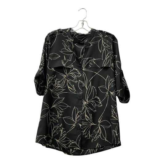 Top Ls By Calvin Klein In Black, Size:M