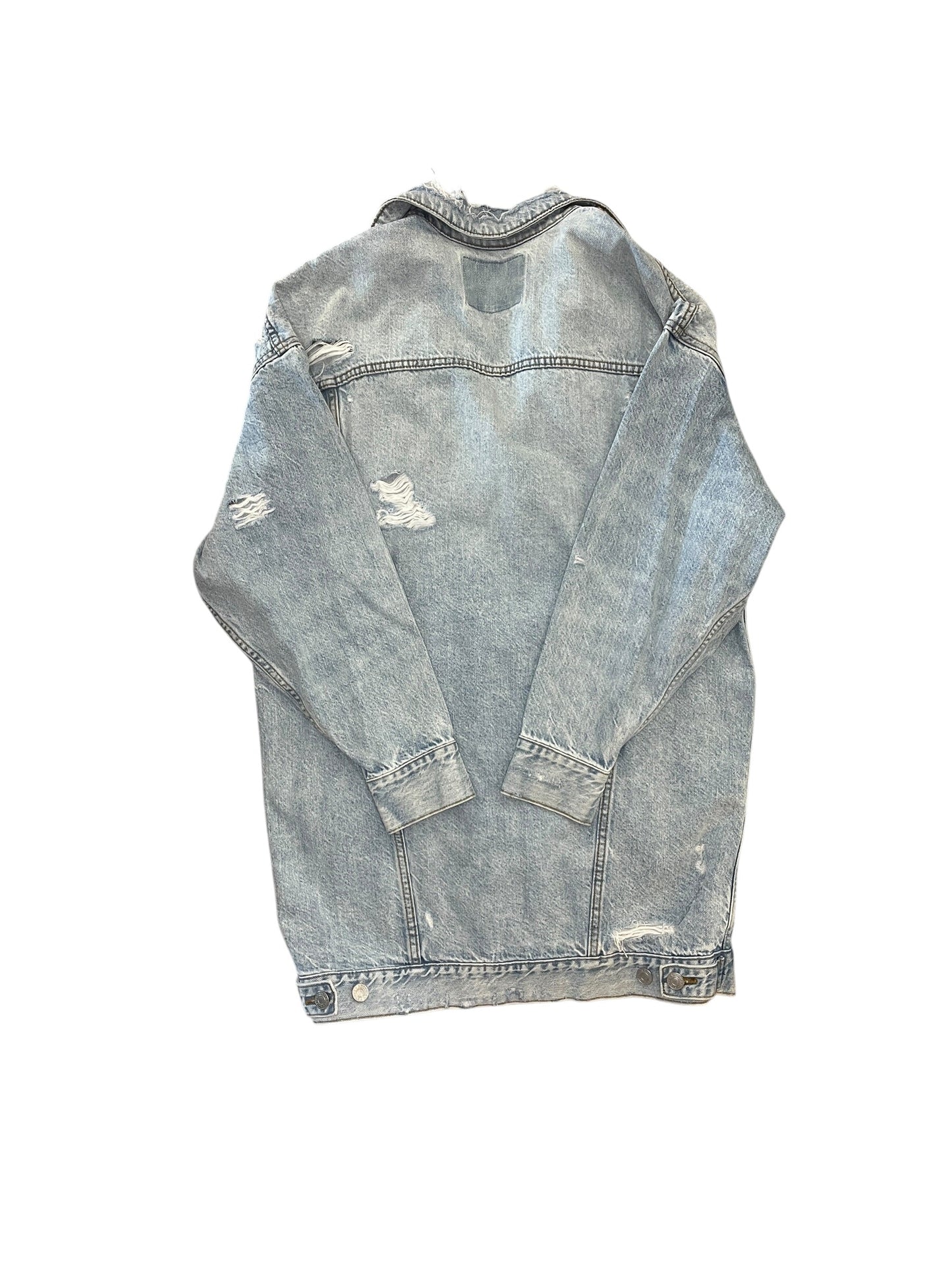 Jacket Denim By American Eagle In Blue Denim, Size:Xs