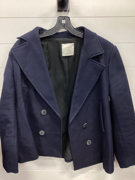 Blazer By Zara In Navy, Size:Xl