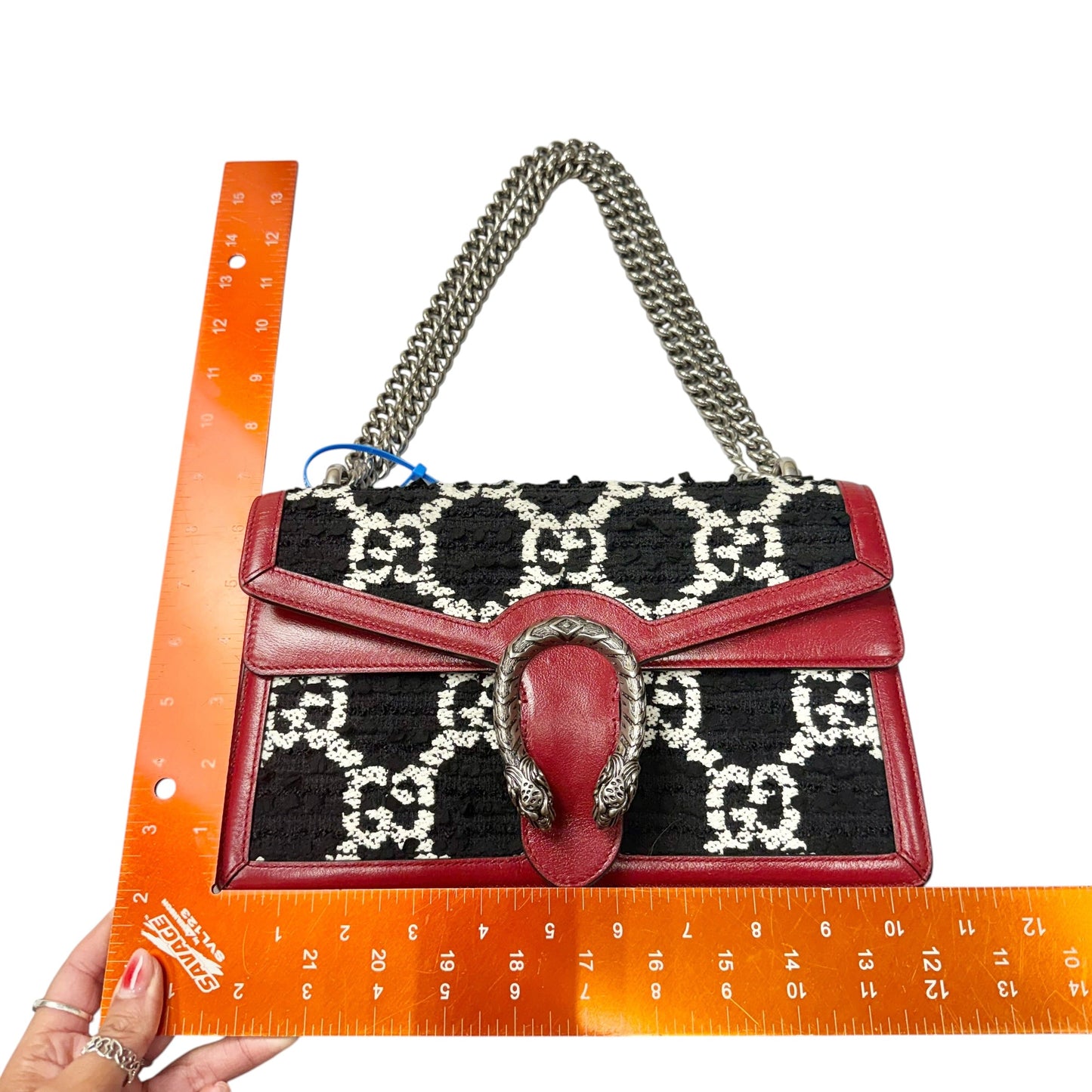 Handbag Luxury Designer By Gucci, Size: Medium