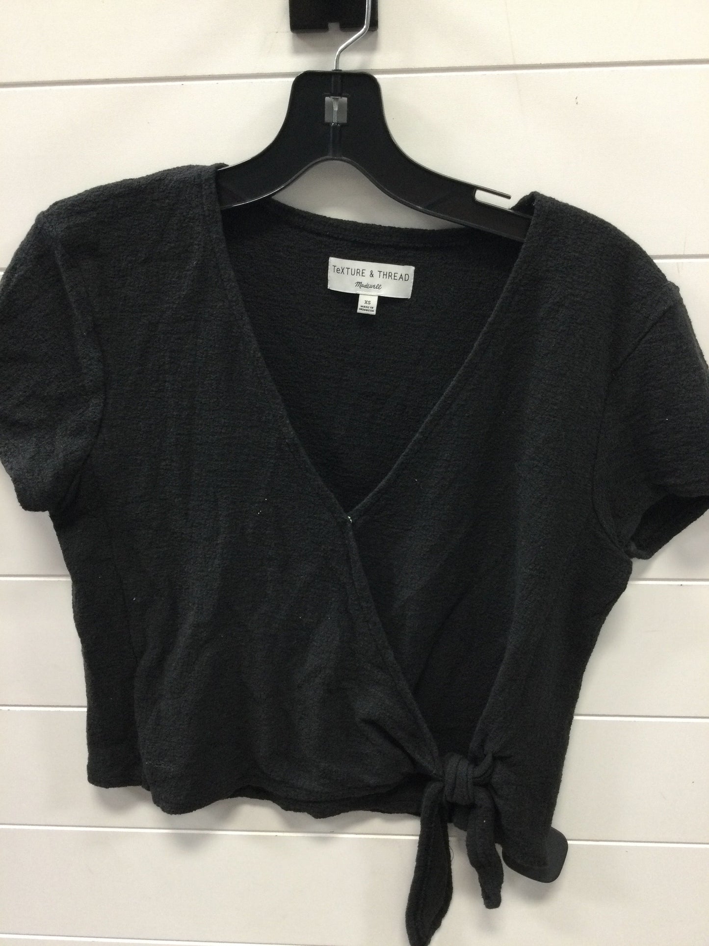 Top Ss By Madewell In Black, Size:Xs
