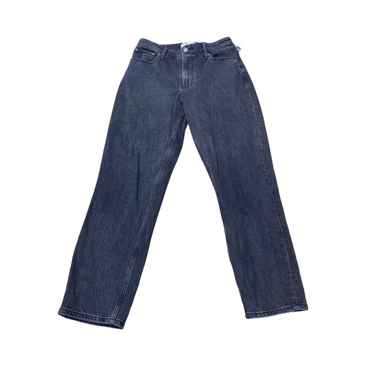 Jeans Straight By Abercrombie And Fitch In Grey Denim, Size:4