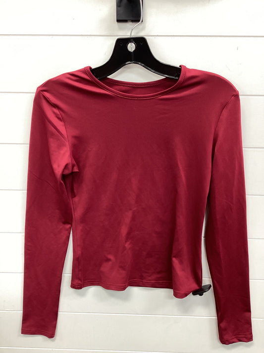 Top Ls By Clothes Mentor In Maroon, Size:S