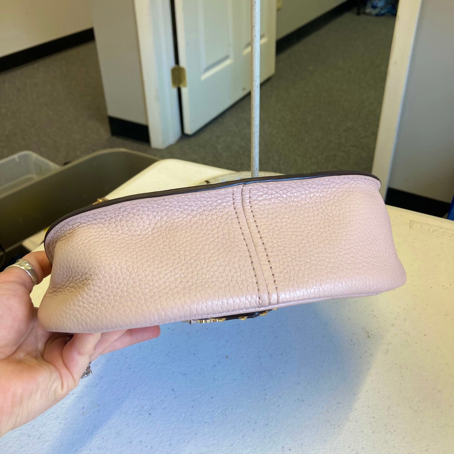 Crossbody Designer By Michael Kors In Pink, Size:Small