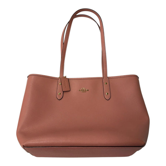 Handbag Designer By Coach In Pink, Size:Large