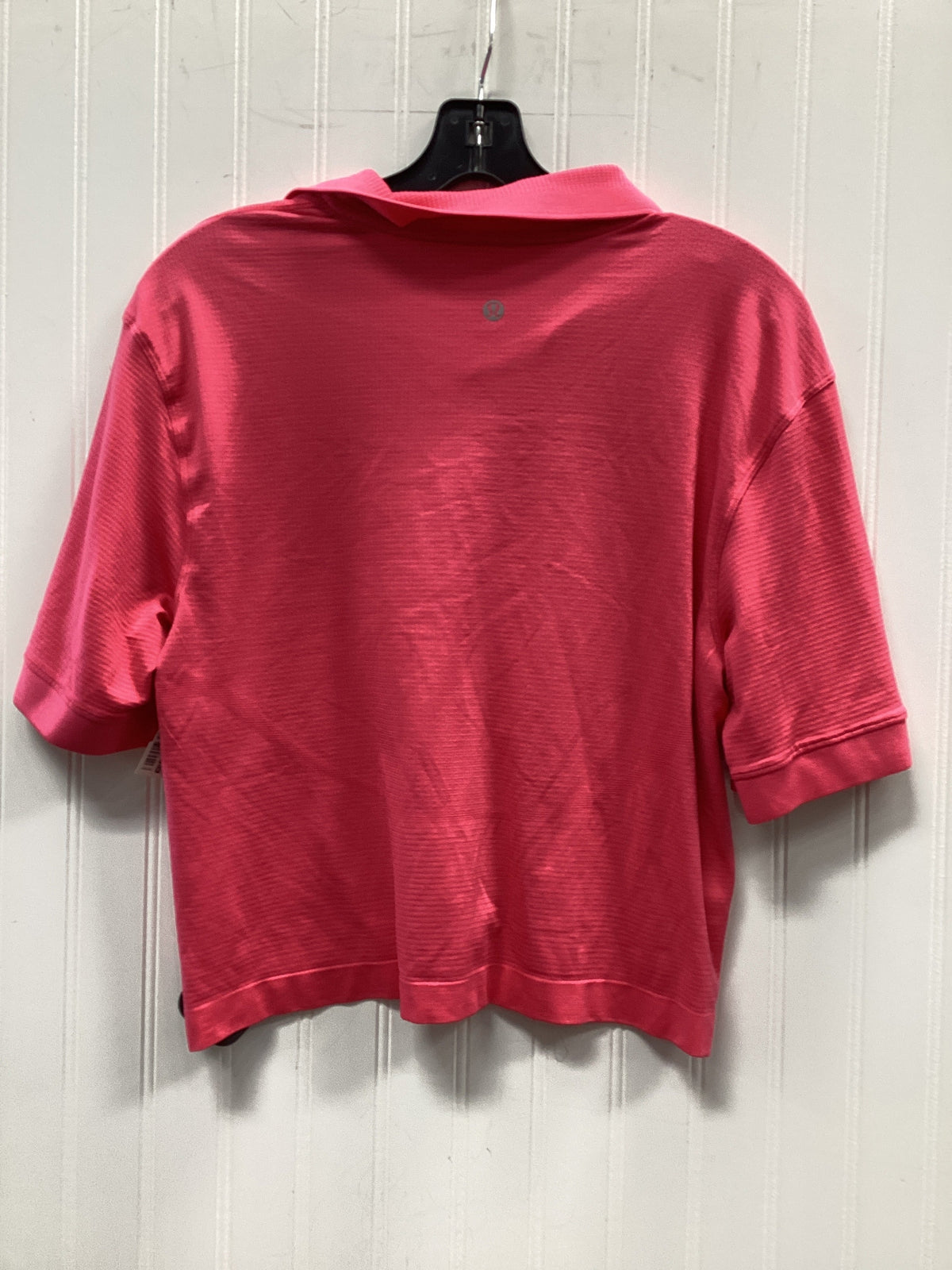 Athletic Top Ss By Lululemon In Pink, Size:12