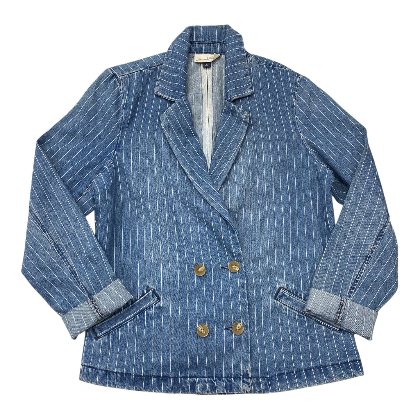 Blazer By Universal Thread In Striped Pattern, Size:M