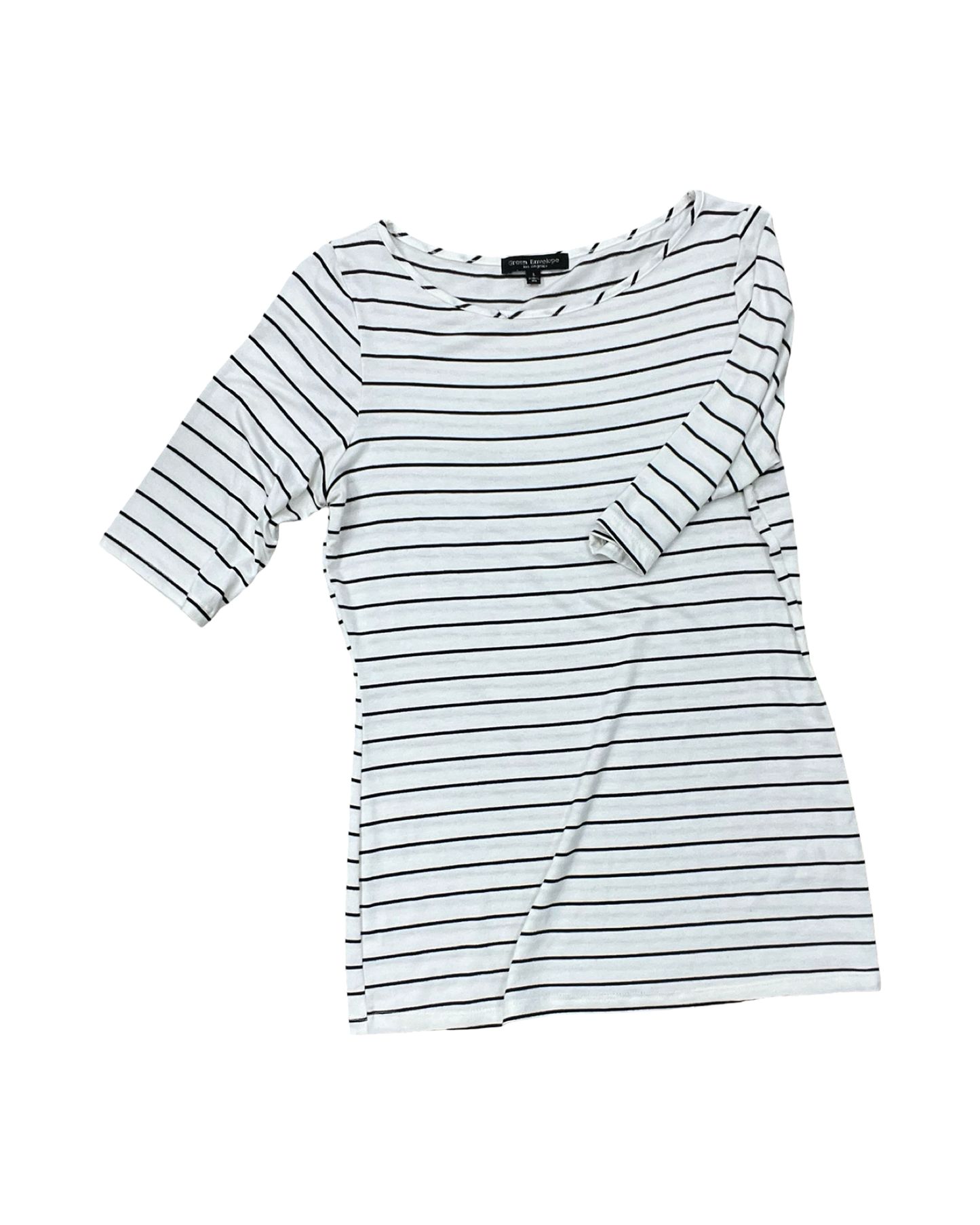 Top Ss By Green Envelope In White, Size:L