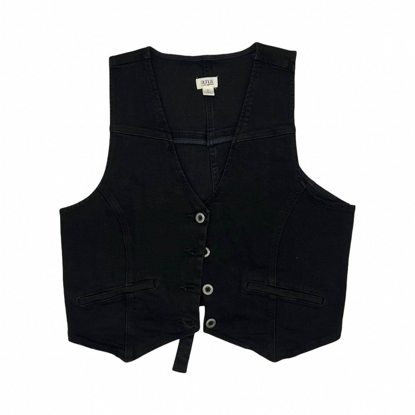 Vest Other By Ana In Black Denim, Size:Xl