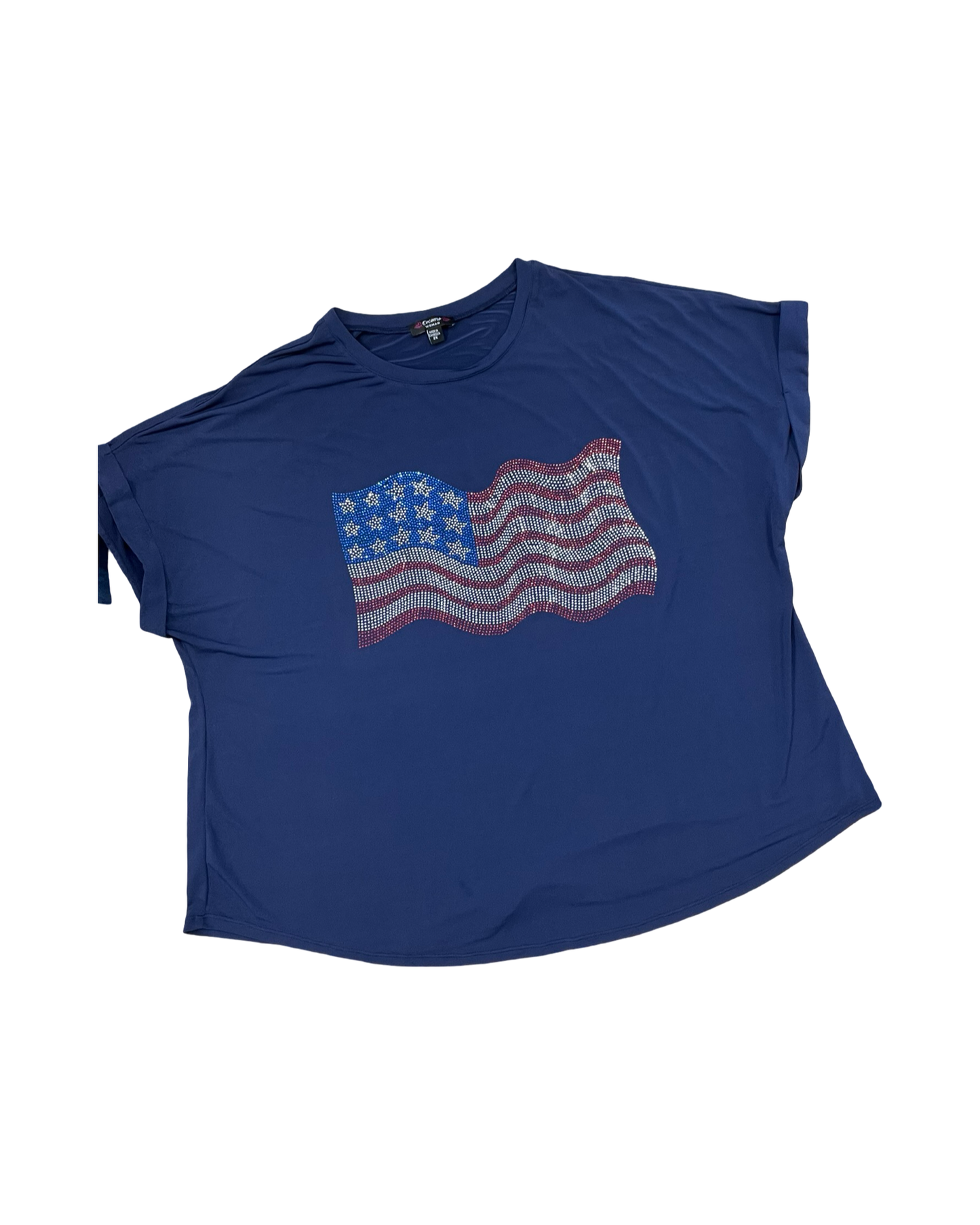 Top Ss By Cocomo In Blue, Size:2X
