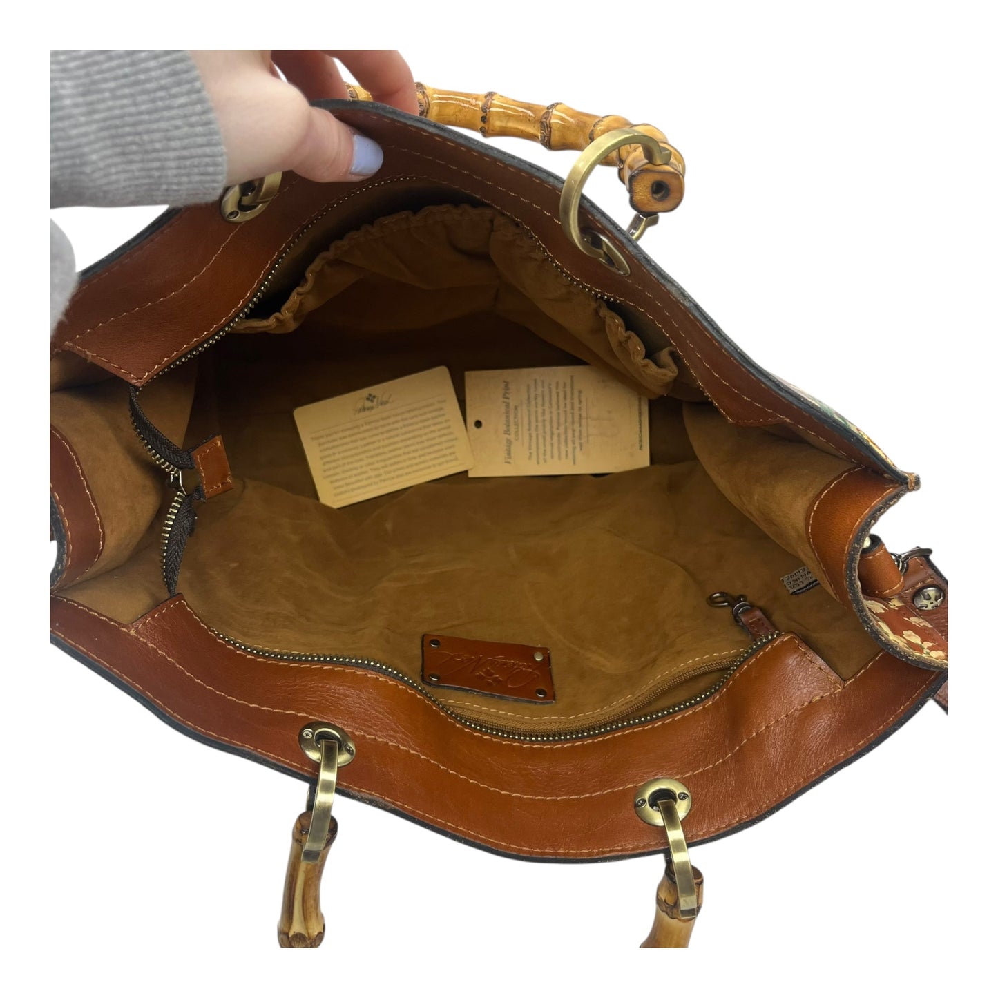 Handbag Designer By Patricia Nash In Brown, Size:Large