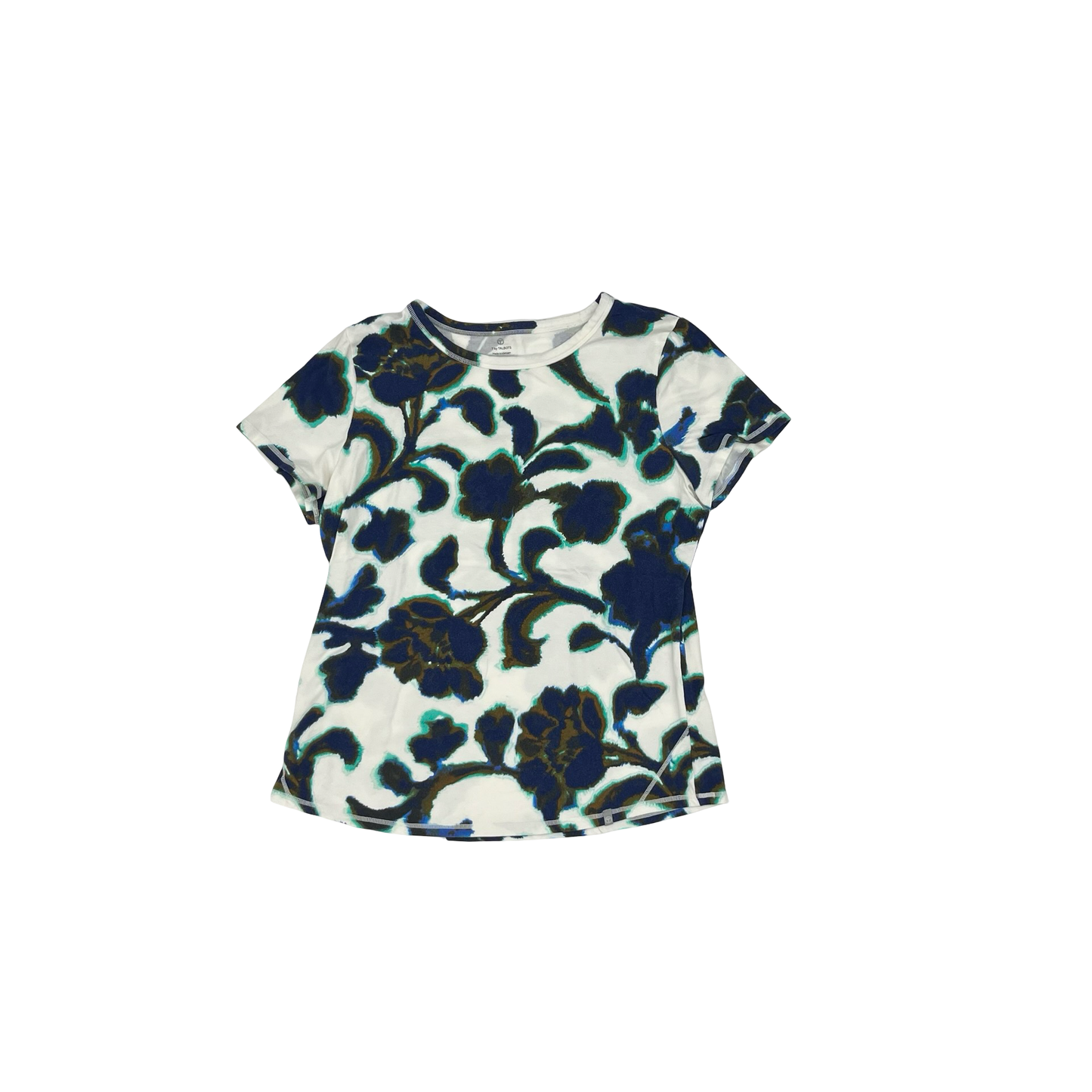 Top Ss By Talbots In Blue & White, Size:L