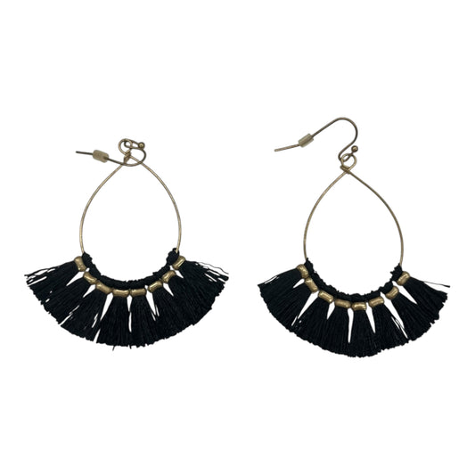 Earrings Dangle/Drop By Clothes Mentor In Black & Gold