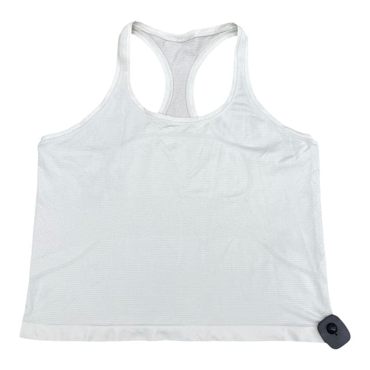 Athletic Tank Top By Lululemon In Ivory, Size:14