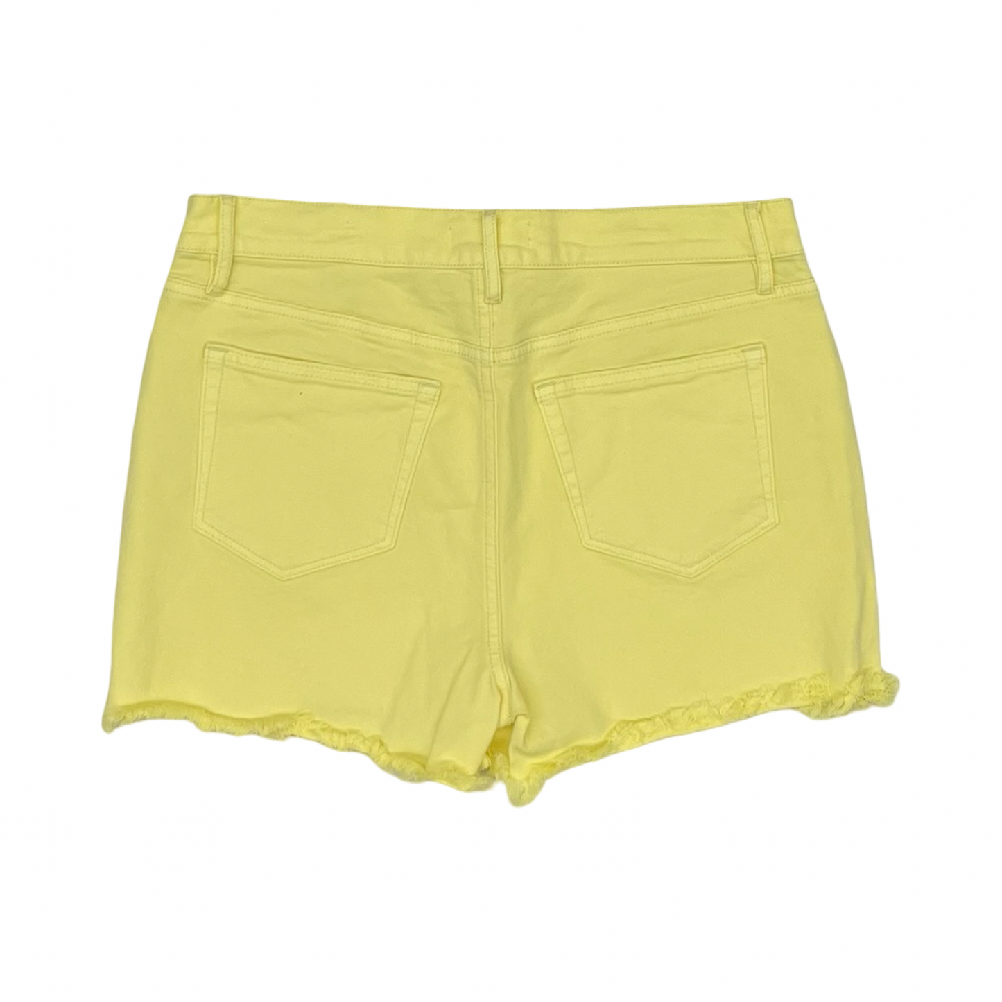Shorts By Loft In Yellow Denim, Size:8