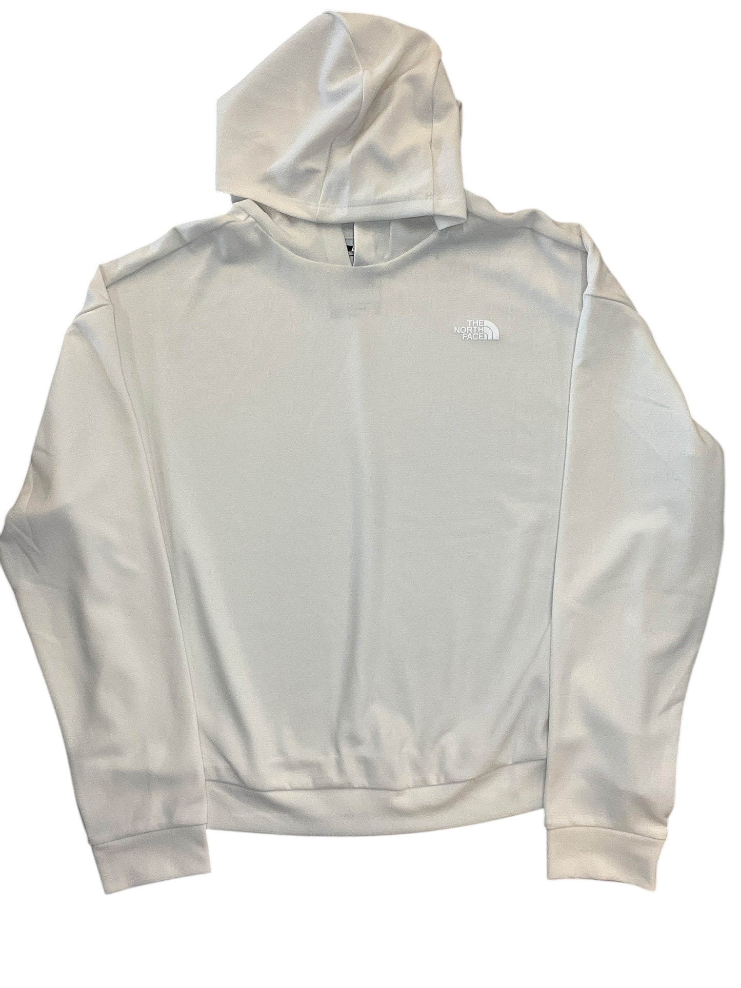 Athletic Sweatshirt Hoodie By The North Face In Cream, Size:1X