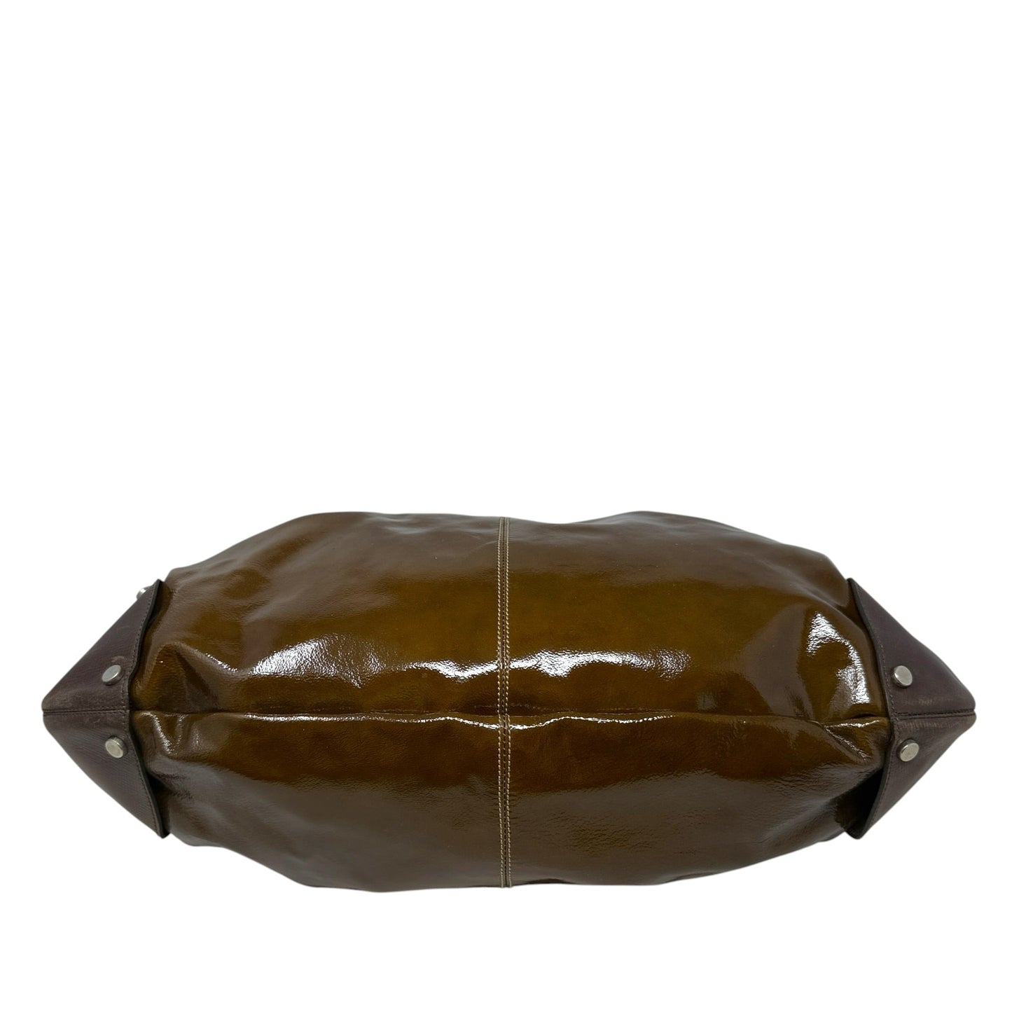 Patent Leather Balloon Bag Designer By Marni, Size: Large