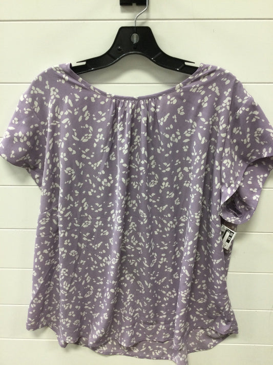 Top Ss By Monday Fun In Purple, Size:2X