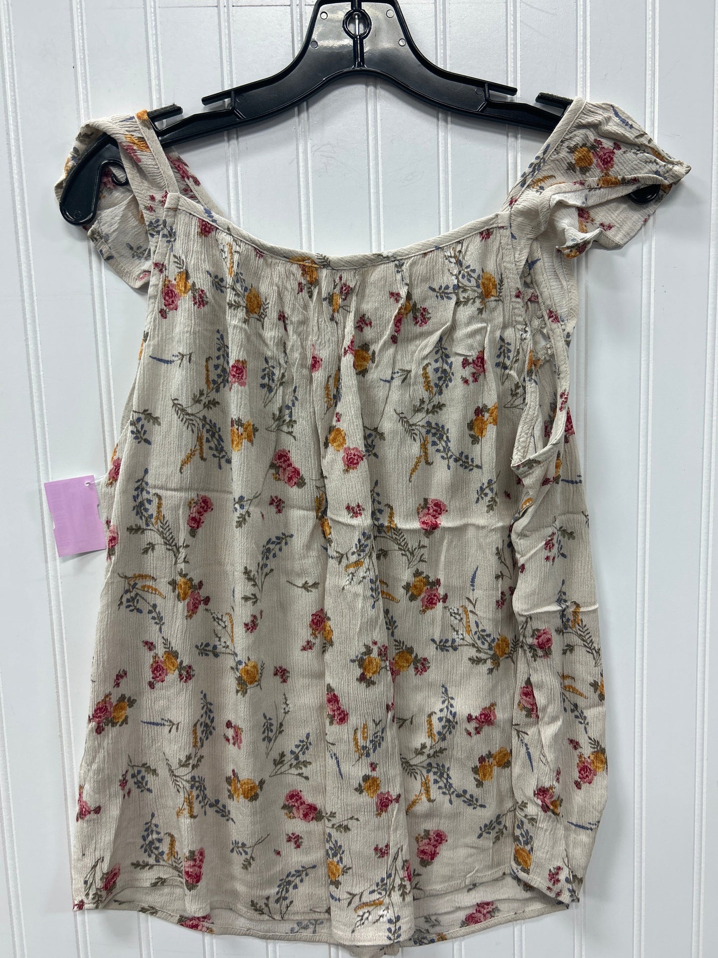 Top Sleeveless By Maurices In Tan, Size:L