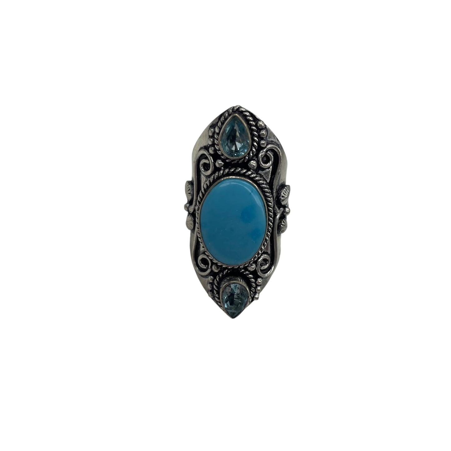 Ring Statement By Clothes Mentor In Blue