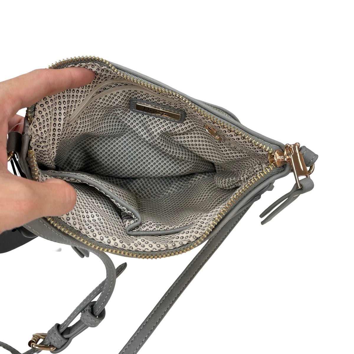 Handbag By Miztique In Grey, Size:Small