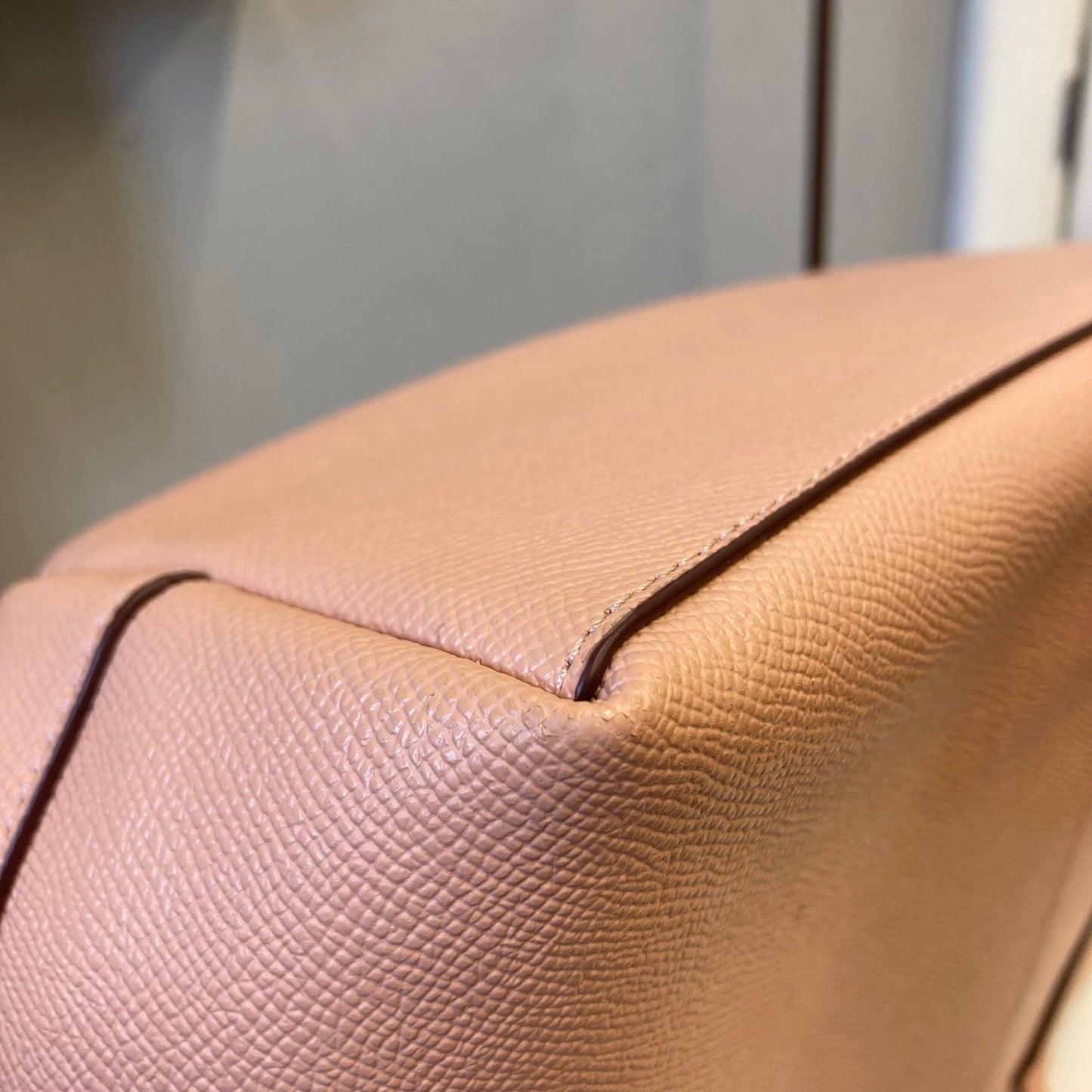 Handbag Designer By Coach In Peach, Size:Medium