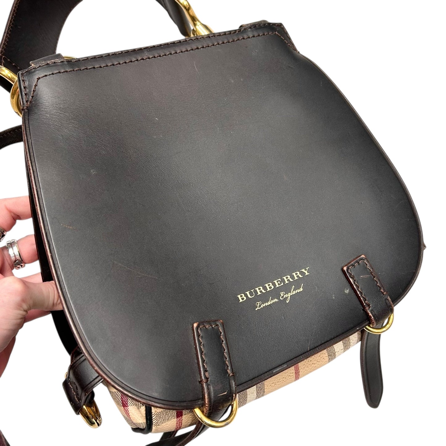 Crossbody Luxury Designer By Burberry, Size: Medium