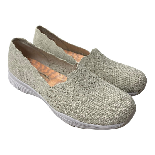 SHOES FLATS by SKECHERS In BEIGE, Size: 7.5