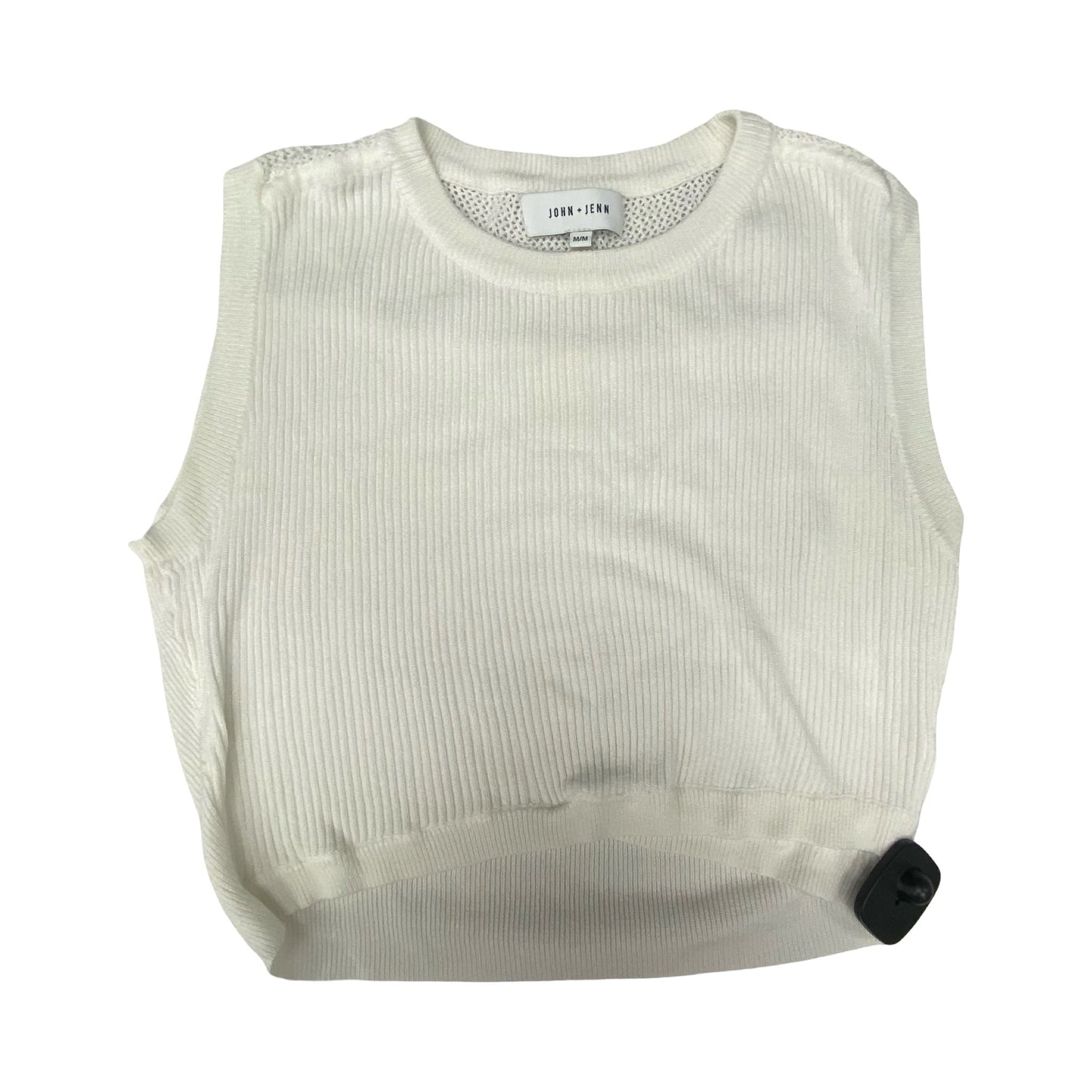 Top Sleeveless By John + Jenn In White, Size:M
