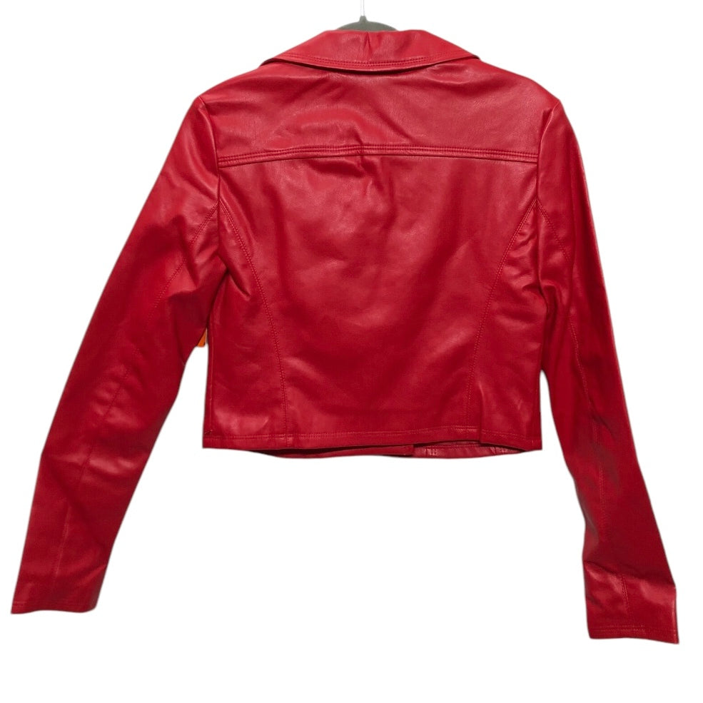 Jacket Moto By Express In Red, Size:S