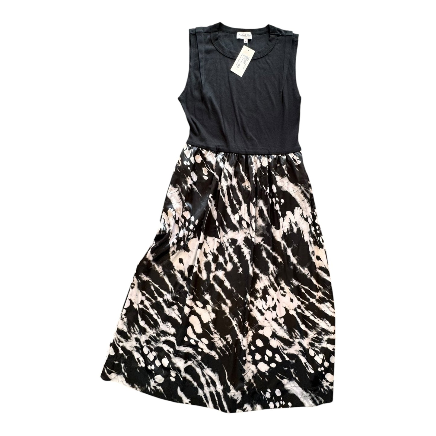 Dress Casual Maxi By Michael Stars In Black & Grey, Size:M