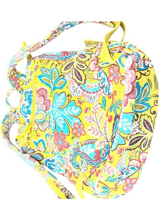 Backpack By Vera Bradley In Yellow, Size:Large