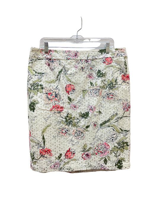 Skirt Mini & Short By Ann Taylor In Floral Print, Size:14