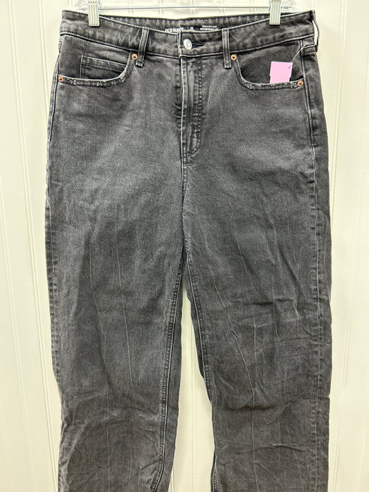 Jeans Wide Leg By Old Navy In Black Denim, Size:12P