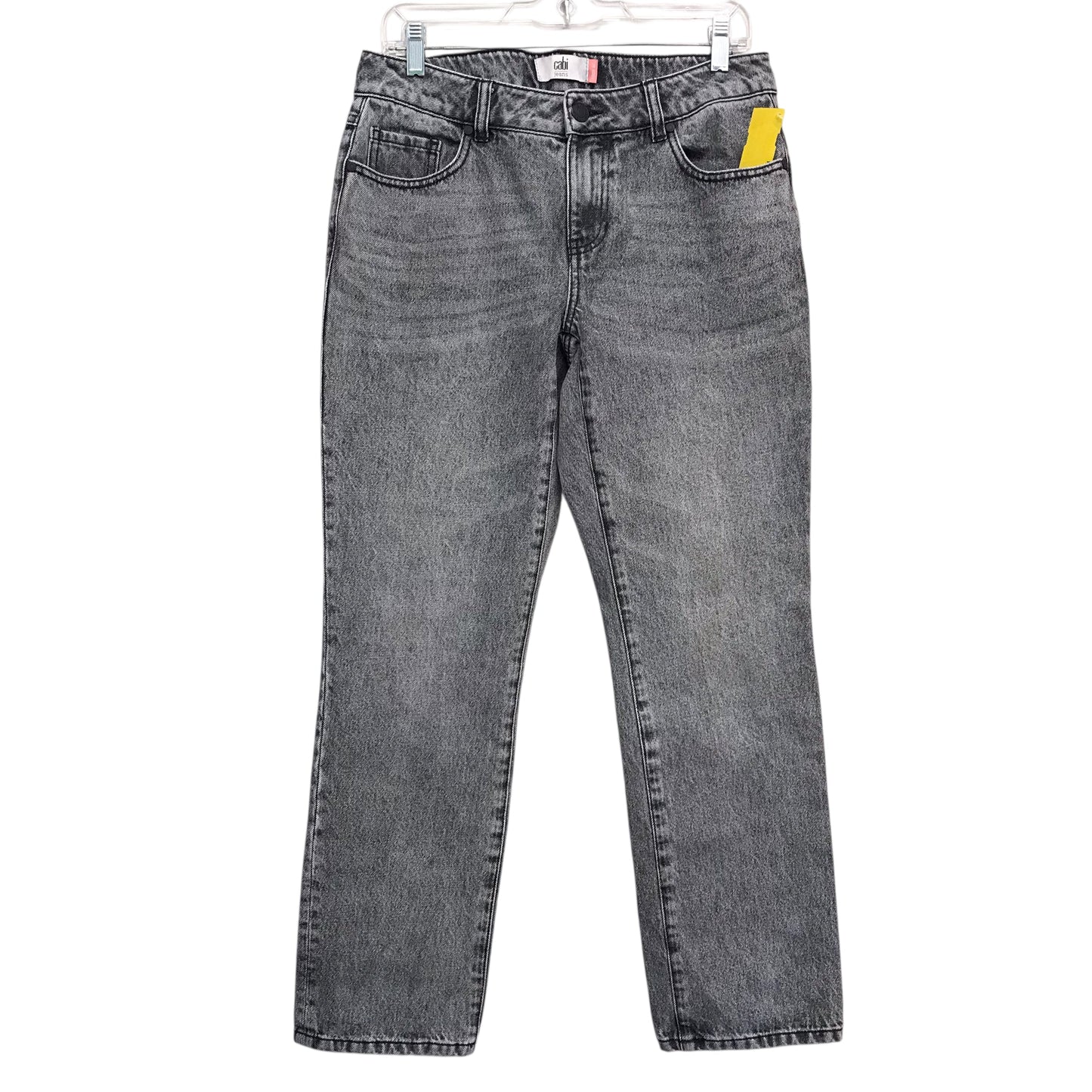 Jeans Wide Leg By Cabi In Grey Denim, Size:4