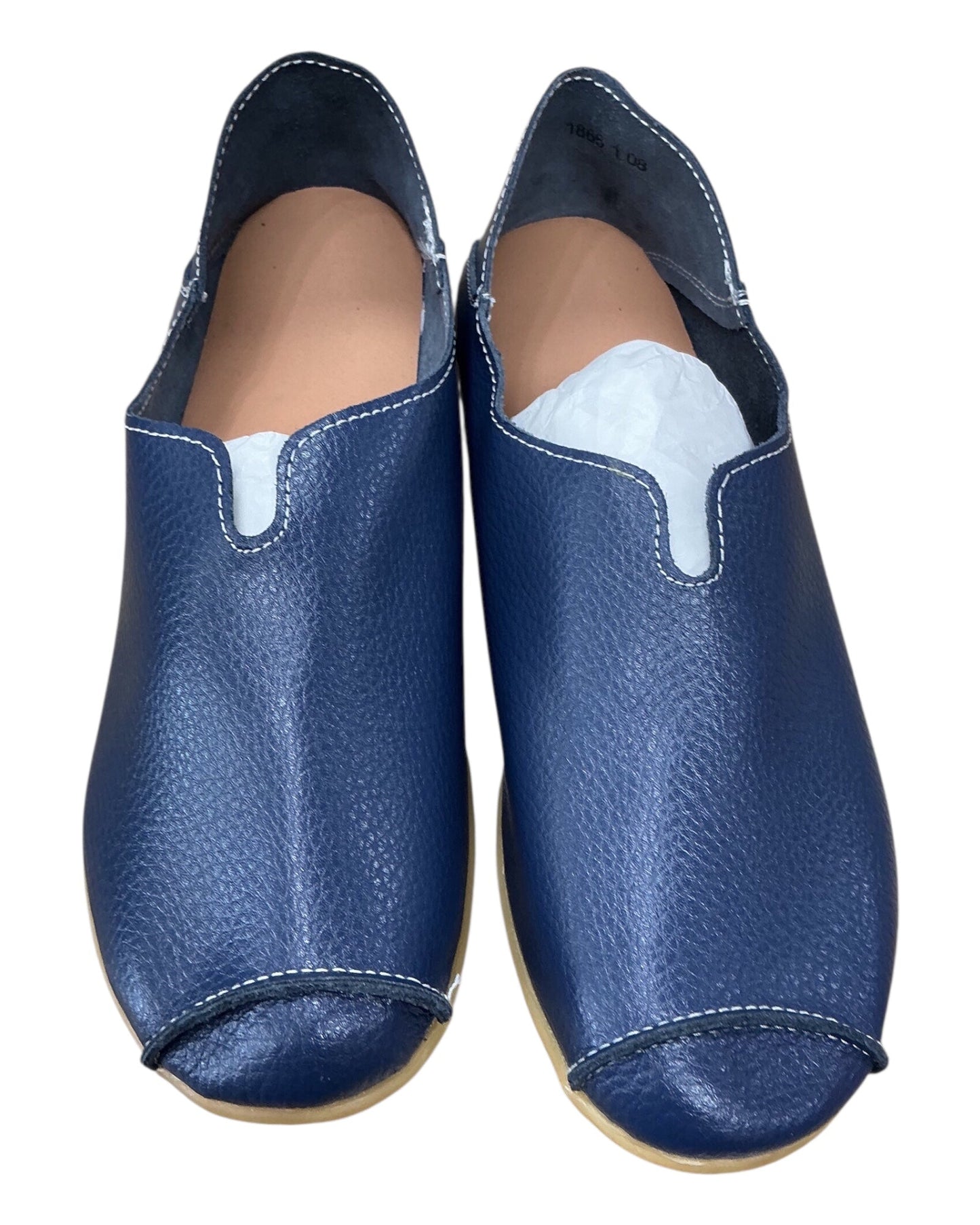 Shoes Flats By Clothes Mentor In Blue, Size:8