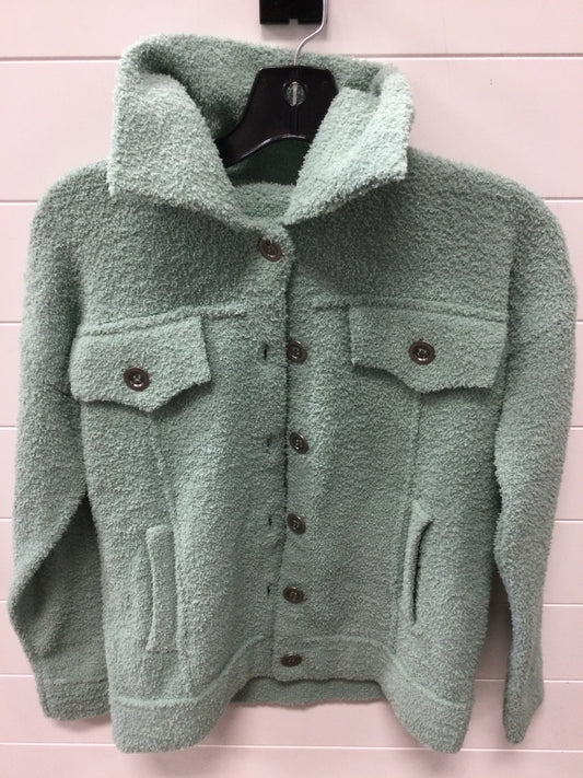 Sweater Cardigan By Tahari In Green, Size:Xs